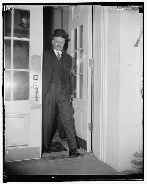 French Ambassador calls on president. Washington, D.C....