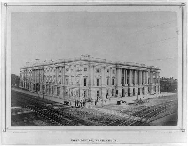 Post-office, Washington. From North-east
