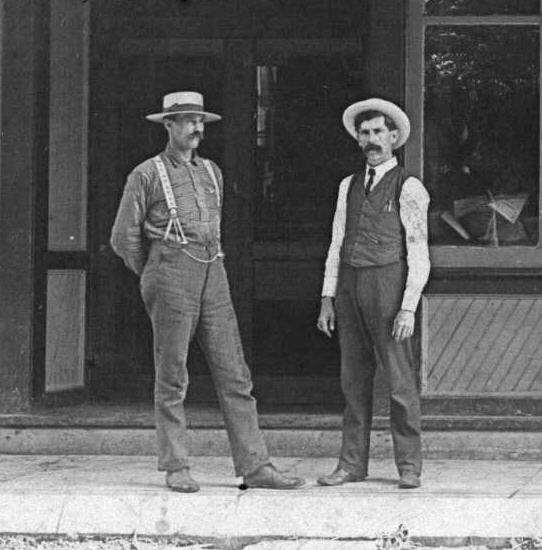 Two unknown men, Indiana