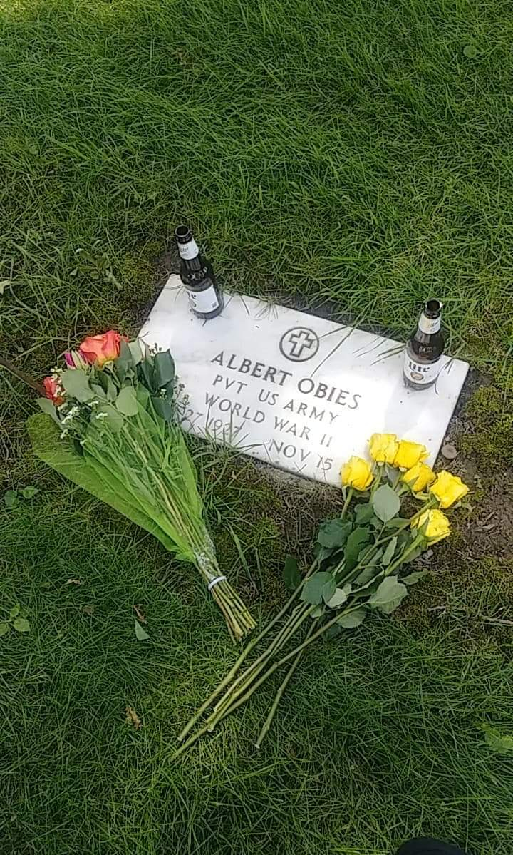 Albert Obies' resting place, plum,Pa. 