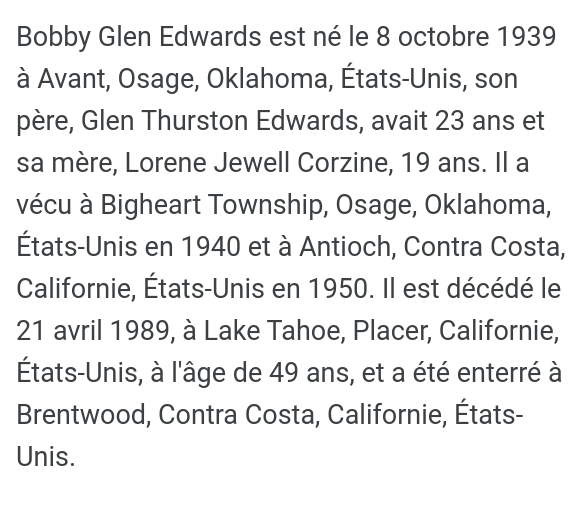 Bob Glen Edwards