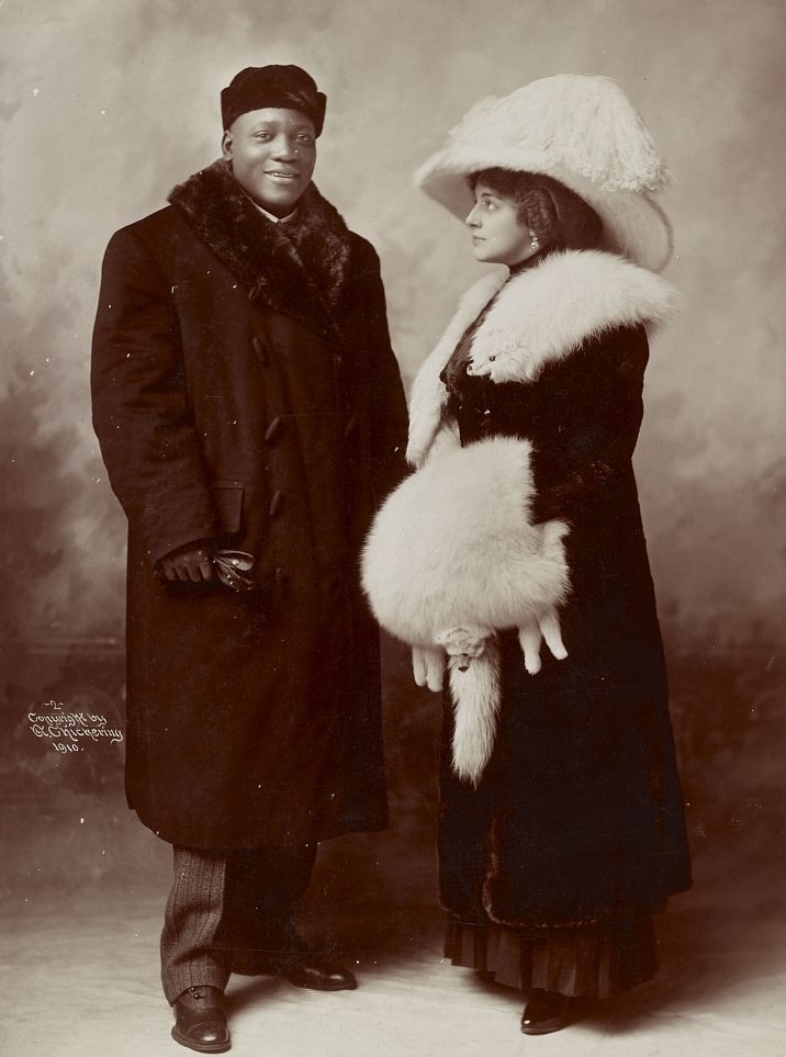 Jack and Etta Johnson 1910