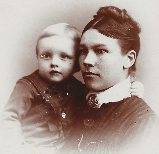Mrs. T. H. Bjoin and Truman