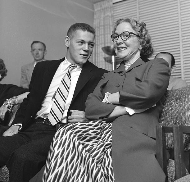 James MacArthur and mother, Helen Hayes.