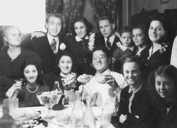 Rose T. Gabriele Fabiano at cousin's wedding in 1941