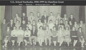 Hamilton Wyman Grant--U.S., School Yearbooks, 1900-1999(1951) 44 club a