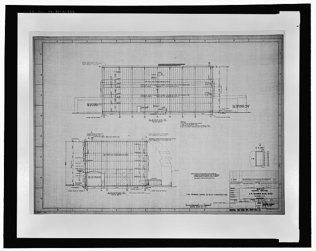 111. Back side technical facilities S.R. scanner building...