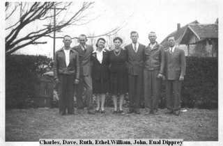 John Calvin Dipprey Family, 1950