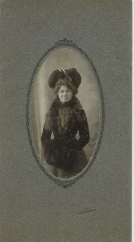 Woman in Winter Coat and Fur