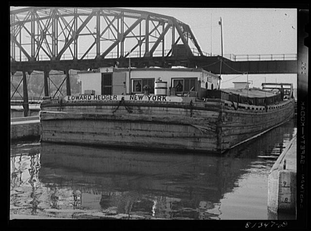 Many of the Erie Canal barges are still built of wood....