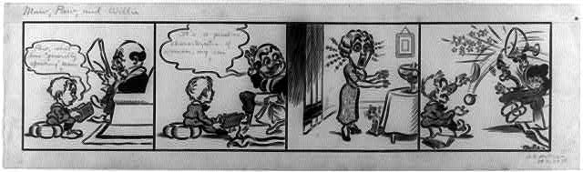 Maw, Paw, and Willie. "Paw, what does 'generally...