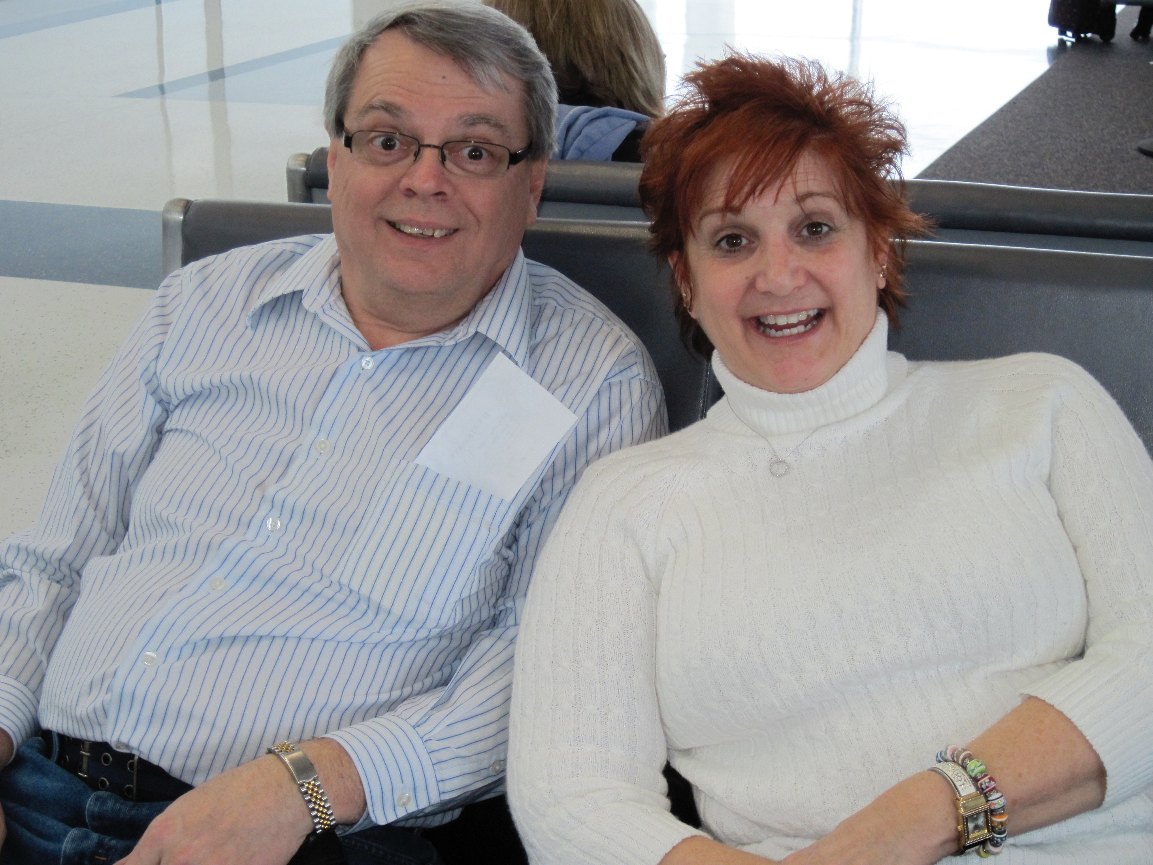 At the airport