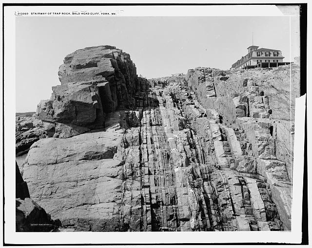 Stairway of Trap Rock, Baldhead [i.e. Bald Head] Cliff,...