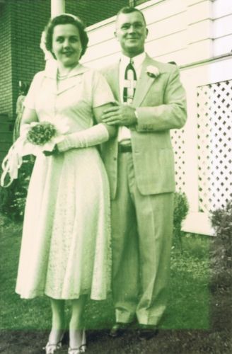 James and Alice (Eureka) Caroff, 1950