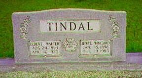 Grave of Elbert & Bonnie Tindal