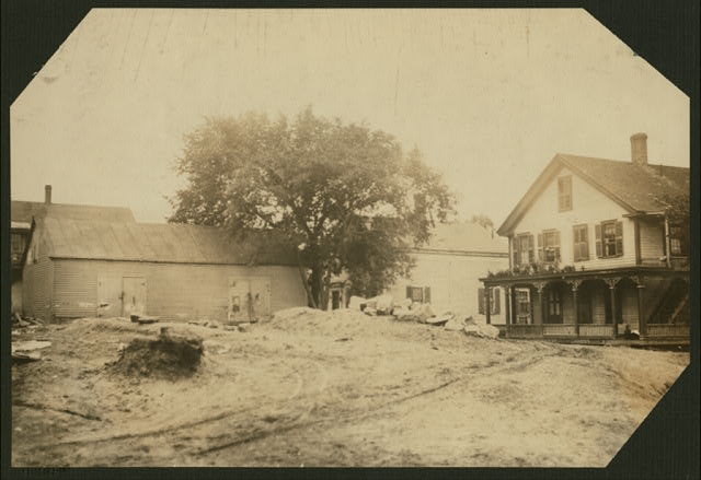 Cottage Street hovels down by the river in which a great...