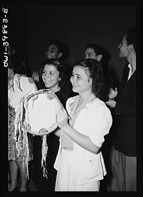 Palermo, Sicily. Some of the girls who helped furnish the...