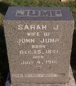 Sarah J Jump's Grave