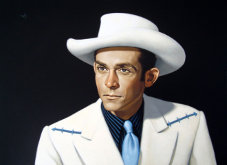 Hank Williams Portrait by Arthur K. Miller.