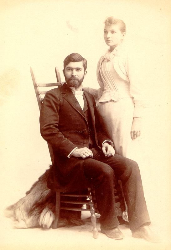 Robert & Ernestine (Kappen) Baur, 1890