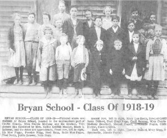 Bryan School, Class of 1918-19