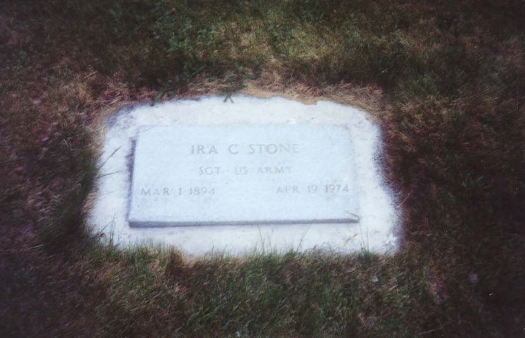 Ira Corbett Stone's Headstone