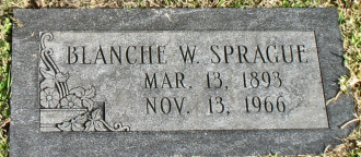 Blanche W. Sprague Gravesite