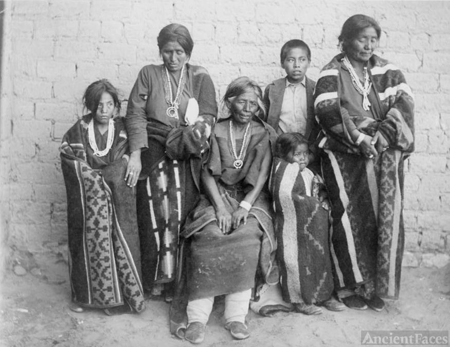 Navajo leader Manuelito's Family