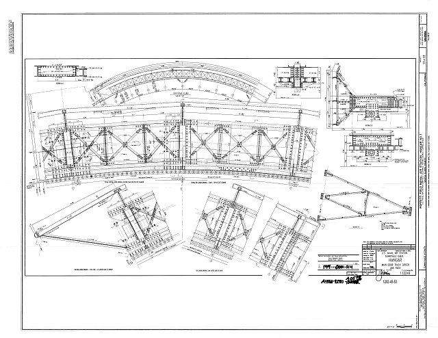 Road Racks Drawing Original Drawing - Main Door Truck Girder and Rack