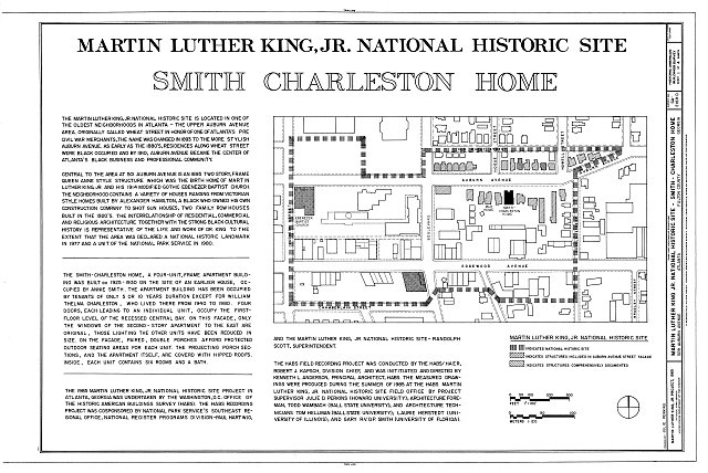 HABS GA,61-ATLA,52- (sheet 1 of 4) - Martin Luther King,...