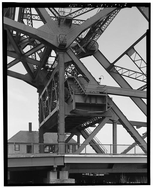 18. View of superstructure showing machine house in...