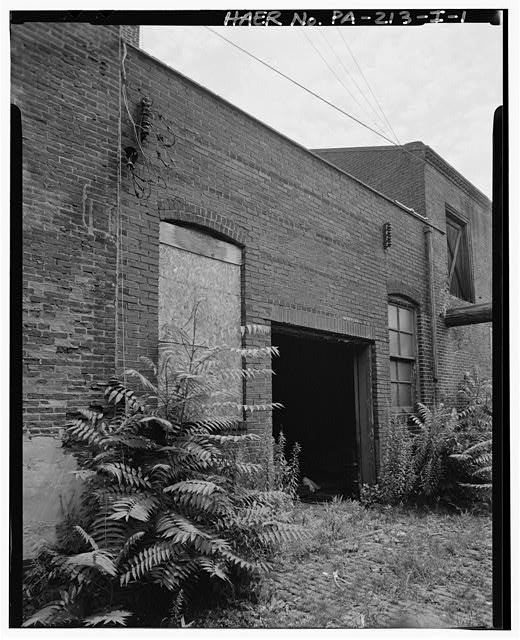 1. Building I west elevation, south end, oblique from...