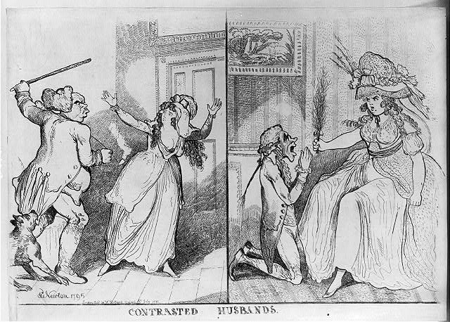 Contrasted husbands / Rd. Newton 1795.
