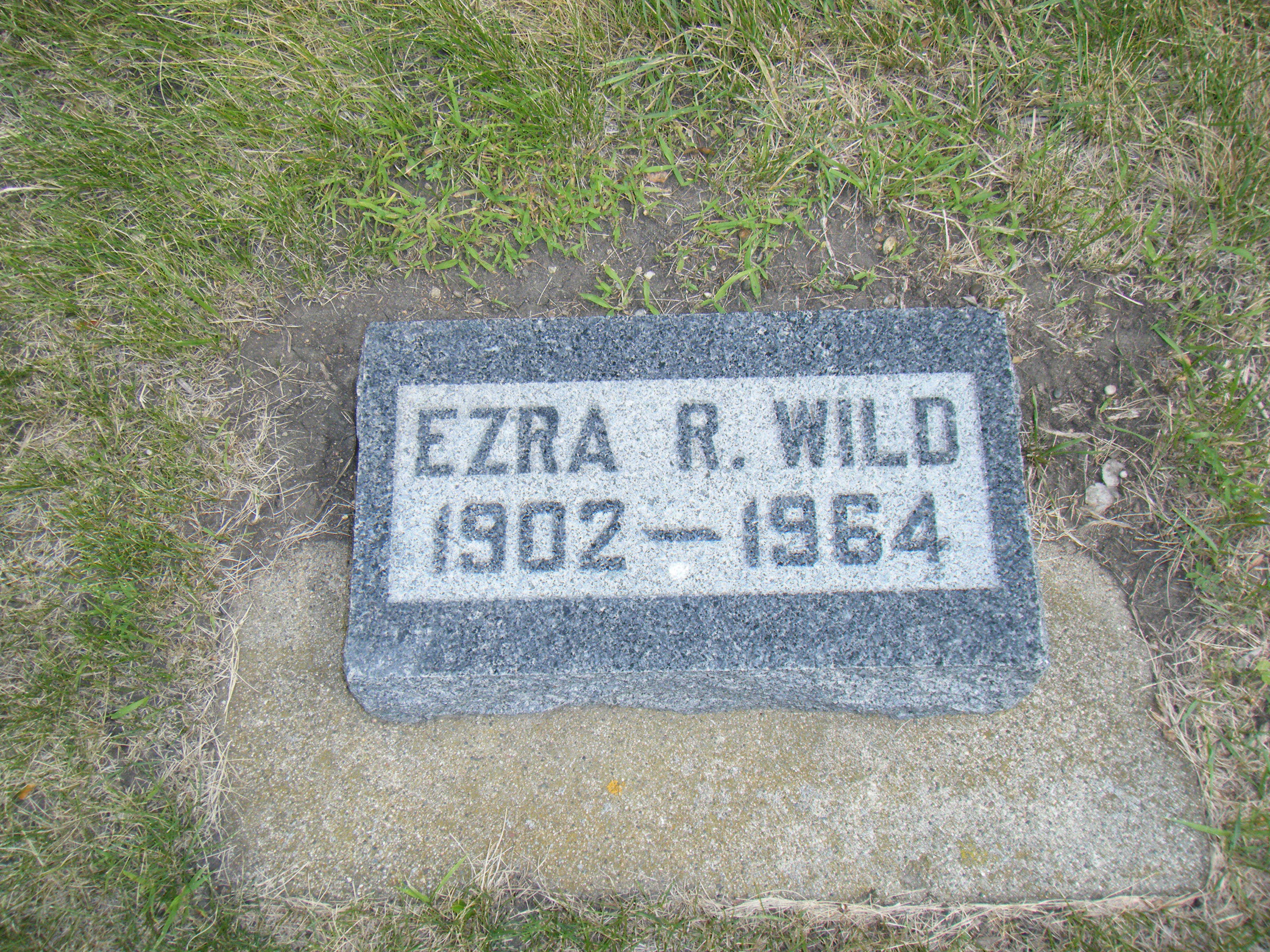 Ezra Robert  Wild gravesite