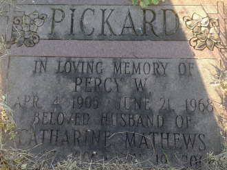 Catherine Mathews Gravesite