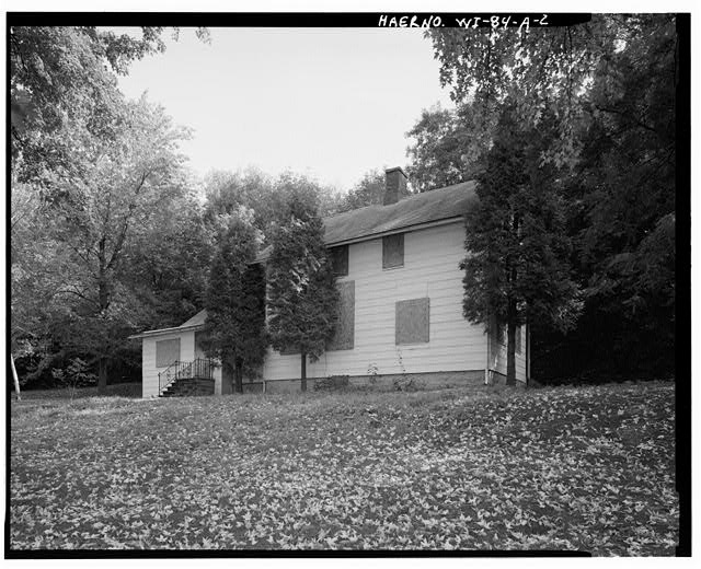 2. VIEW EAST, Lockkeeper's residence - Appleton Locks &...