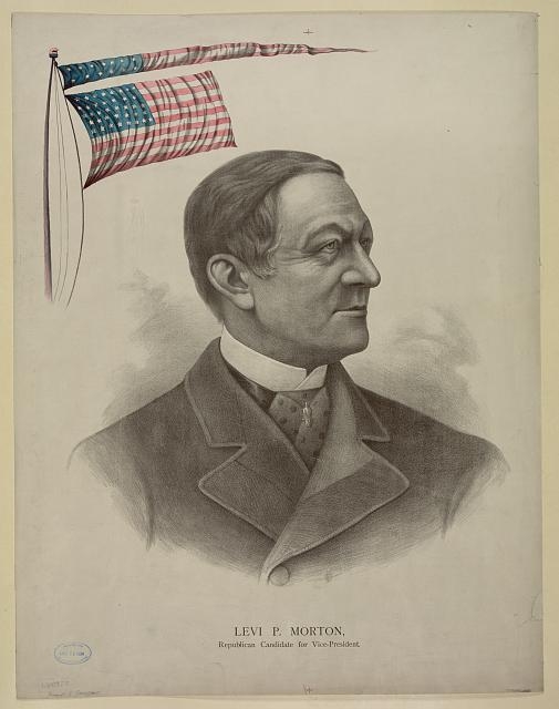 Levi P. Morton, Republican candidate for vice-president