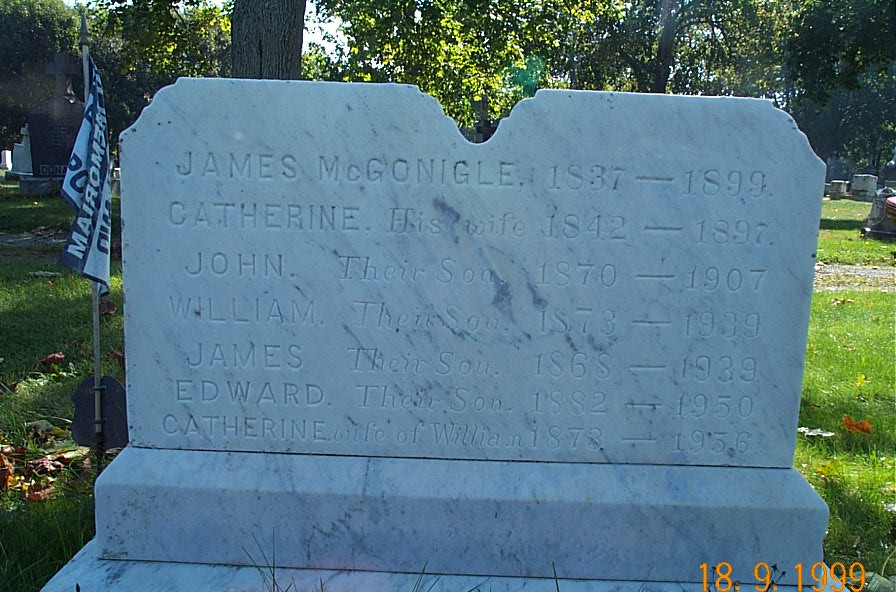 Catherine G Callan-McGonigle--gravestone