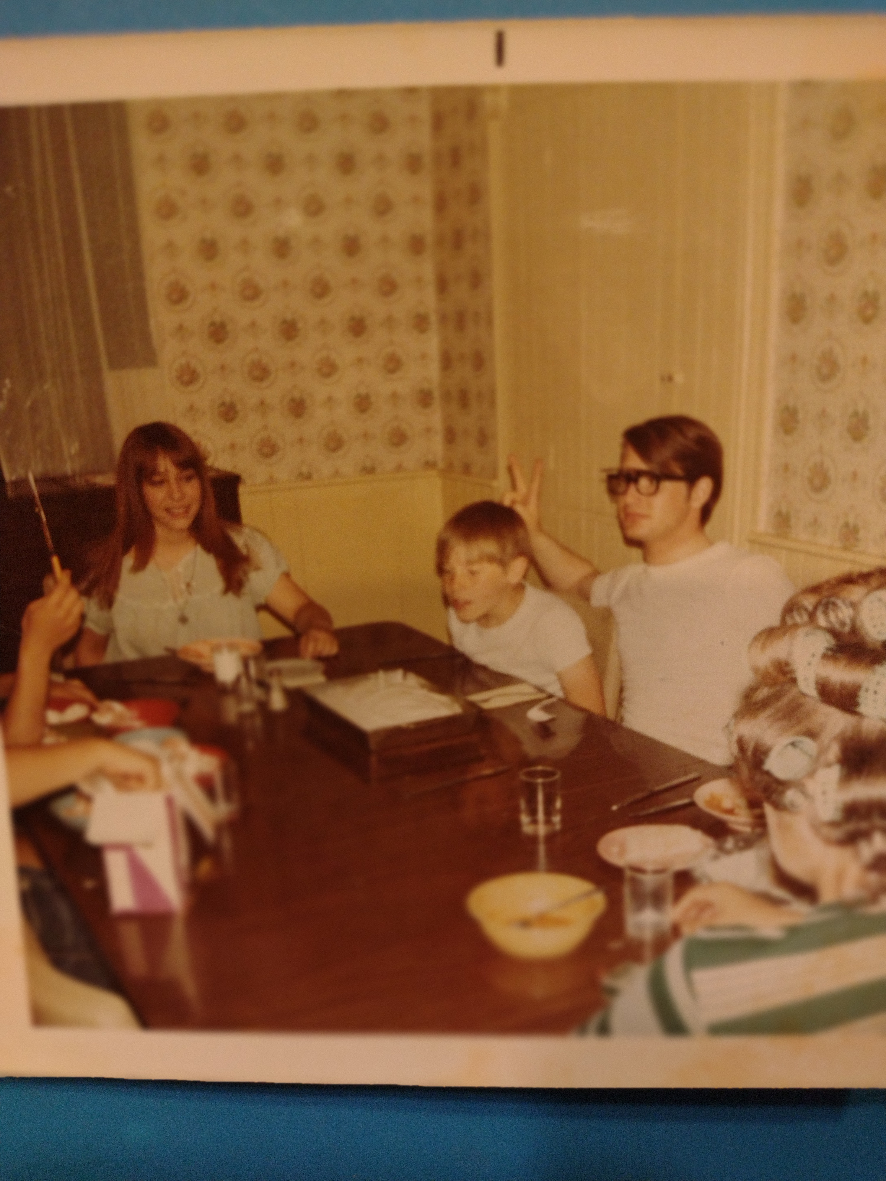 Bill with his family 