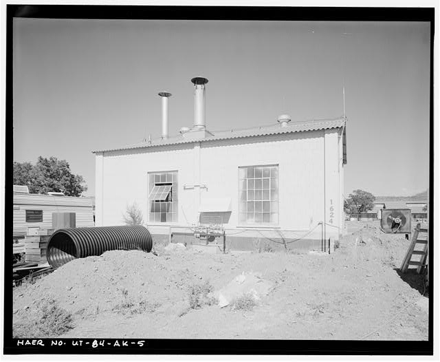 5. WEST FACING SIDE. - Ogden Arsenal, Boiler House, 6272...