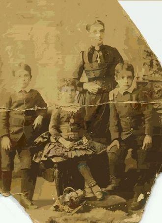 Mother and children