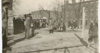 Old 5th Street School Scene Connersville Indiana