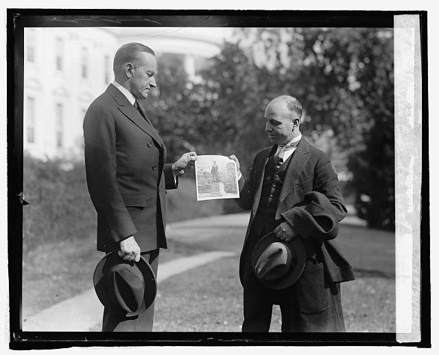 Pres. Coolidge with Salvatore M. Pino, 10/24/24