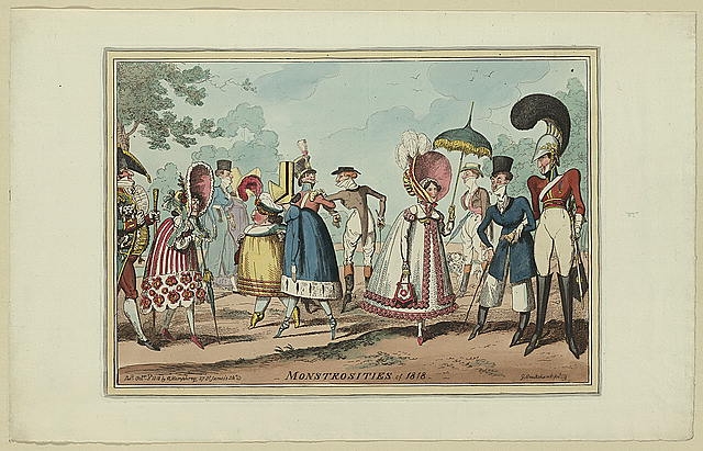 Monstrosities of 1818 / G. Cruikshank fect.
