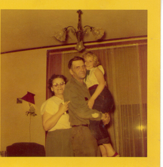 Cleo S. Olson, Burnie Olson with daughter Nancy