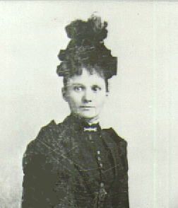 Bertha Mary Groth on her wedding day, 15 Nov. 1882