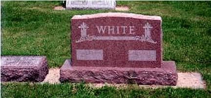 Wesley & Russell White Tombstone