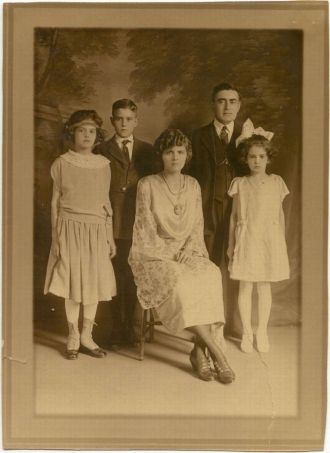 Alessandro Genosi and family, Springfield, MA.