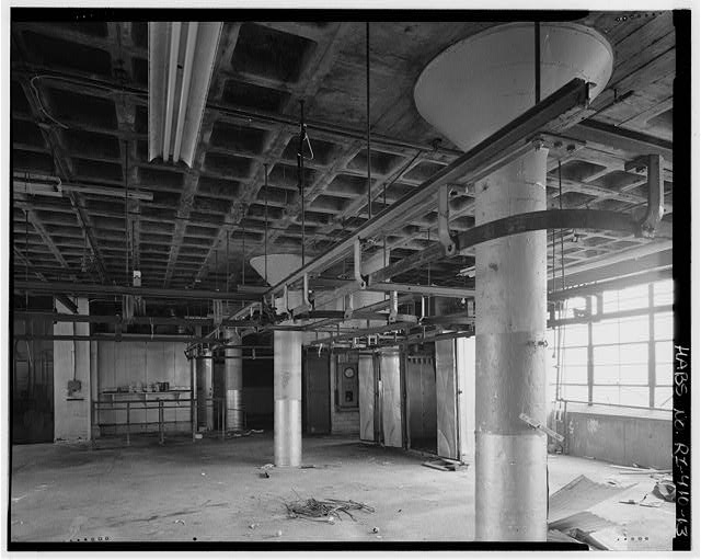 13. Interior view of the second floor, facing west,...