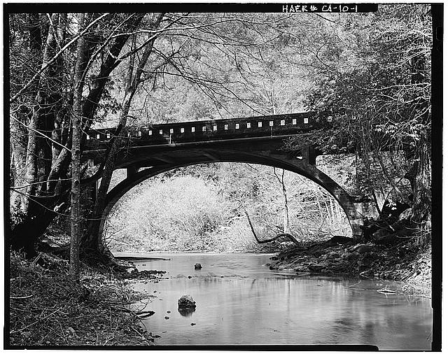 1. UPSTREAM FACE OF BRIDGE - Shafter Bridge, Spanning...
